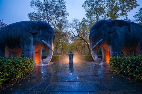 ming xiaoling mausoleum map.